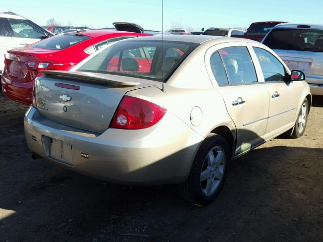 1G1AZ54F257640305 - 2005 CHEVROLET COBALT LT GOLD photo 4