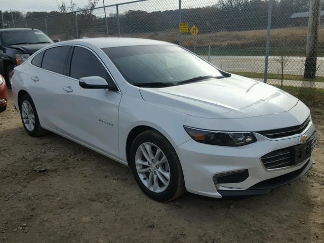 1G1ZE5ST6GF341593 - 2016 CHEVROLET MALIBU LT WHITE photo 1