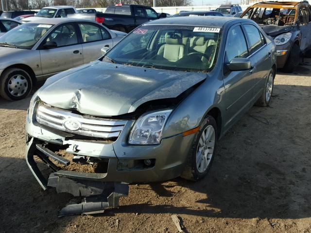 3FAFP08116R131276 - 2006 FORD FUSION SEL GRAY photo 2