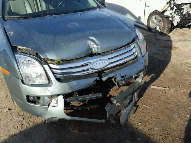 3FAFP08116R131276 - 2006 FORD FUSION SEL GRAY photo 9