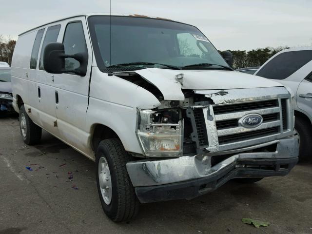 1FTSE34L68DA78500 - 2008 FORD ECONOLINE WHITE photo 1