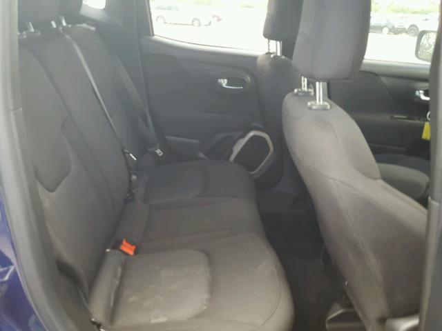 ZACCJAAT9GPC71197 - 2016 JEEP RENEGADE S ლურჯი ფოტო 6