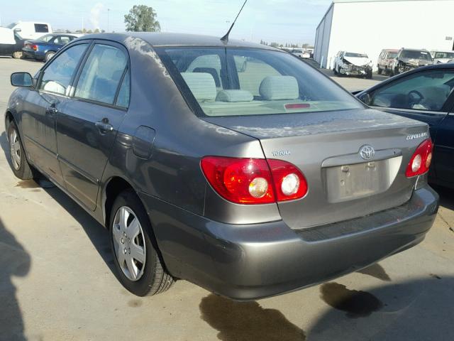 1NXBR32E45Z442915 - 2005 TOYOTA COROLLA CE GRAY photo 3