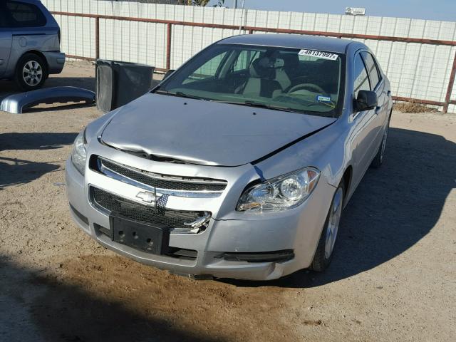 1G1ZB5EB9AF299987 - 2010 CHEVROLET MALIBU LS ვერცხლისფერი ფოტო 2