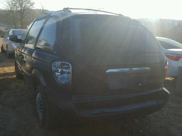 1A4GP45RX6B594516 - 2006 CHRYSLER TOWN & COU BLACK photo 3