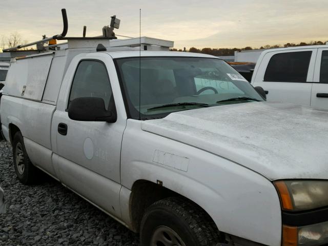 3GCEC14X46G253630 - 2006 CHEVROLET SILVERADO WHITE photo 1