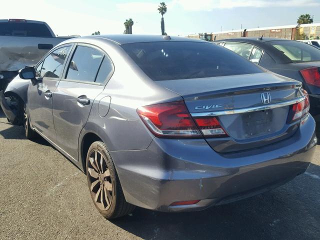 19XFB2F9XEE085112 - 2014 HONDA CIVIC EXL 灰色 照片 3