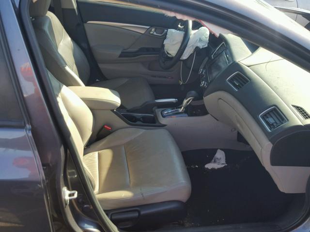 19XFB2F9XEE085112 - 2014 HONDA CIVIC EXL 灰色 照片 5