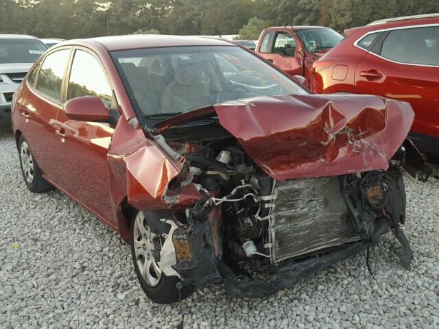 KMHDU4AD4AU932030 - 2010 HYUNDAI ELANTRA BL RED photo 1