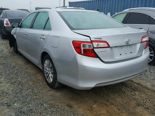 4T1BF1FK6EU450849 - 2014 TOYOTA CAMRY L SILVER photo 3