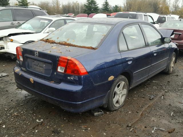 JHMES26785S000631 - 2005 HONDA CIVIC EX Көк фото 4