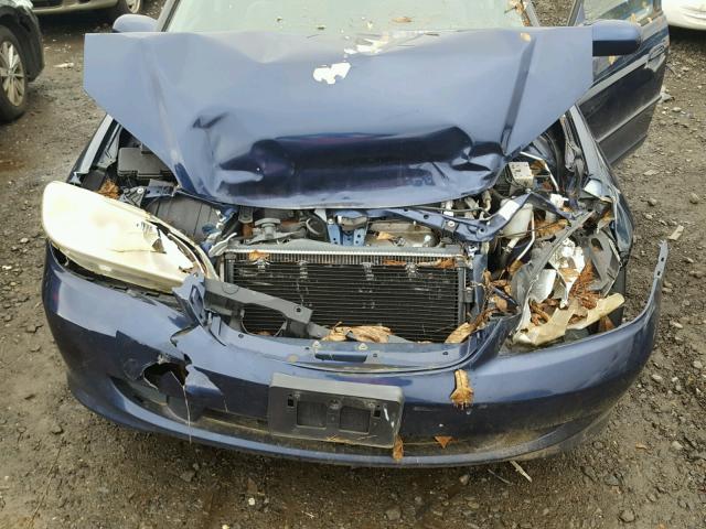 JHMES26785S000631 - 2005 HONDA CIVIC EX BLUE photo 7