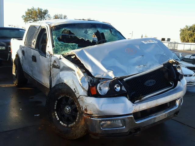 1FTPW14524KB77555 - 2004 FORD F150 SUPER SILVER photo 1