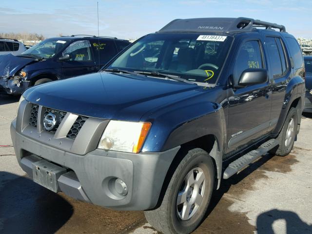 5N1AN08W98C538054 - 2008 NISSAN XTERRA OFF BLUE photo 2