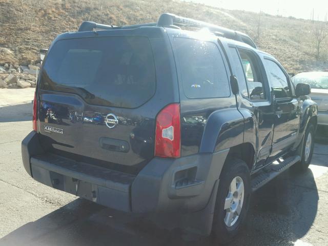 5N1AN08W98C538054 - 2008 NISSAN XTERRA OFF BLUE photo 4