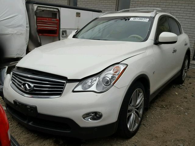 JN1BJ0HR4EM191806 - 2014 INFINITI QX50 WHITE photo 2