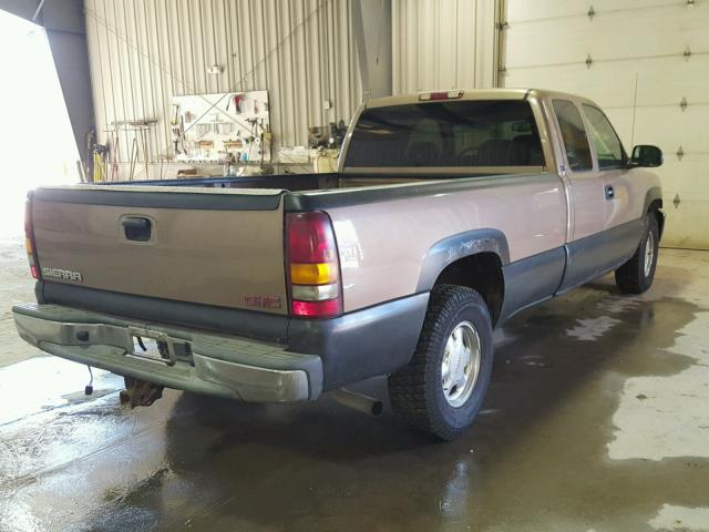 1GTEK19T12E237671 - 2002 GMC NEW SIERRA BROWN photo 4