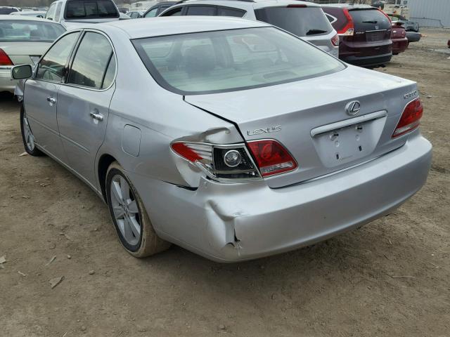 JTHBA30G755117183 - 2005 LEXUS ES 330 SILVER photo 3