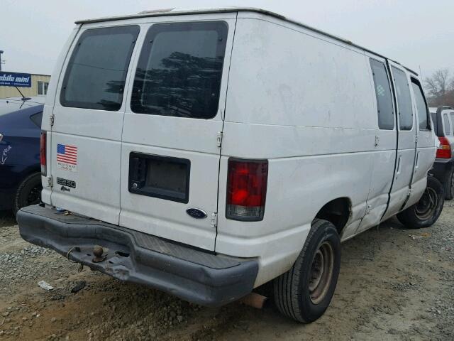 1FTNE24L74HB46121 - 2004 FORD ECONOLINE WHITE photo 4