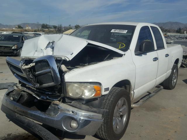 1D7HA18D33S376431 - 2003 DODGE RAM 1500 S WHITE photo 2