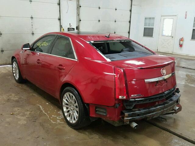 1G6DV57V380146036 - 2008 CADILLAC CTS HI FEA RED photo 3