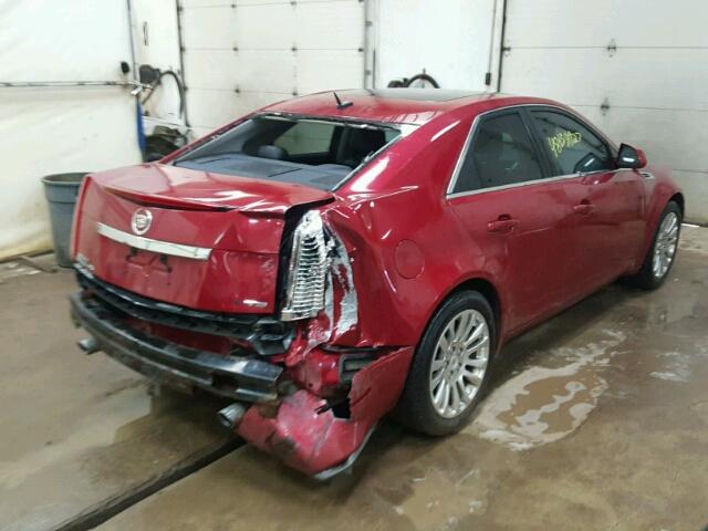 1G6DV57V380146036 - 2008 CADILLAC CTS HI FEA RED photo 4