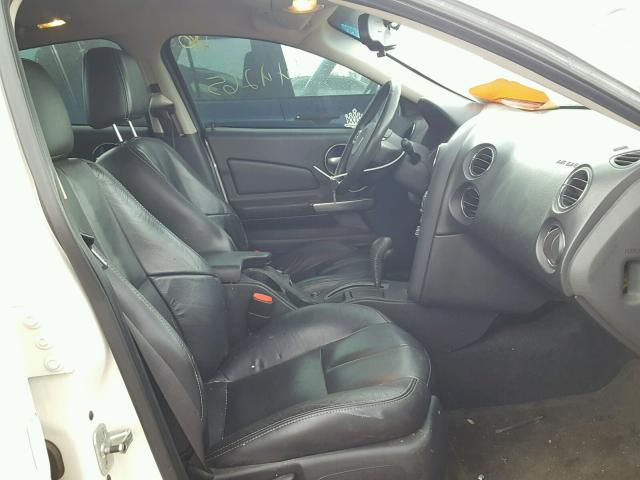 2G2WR554061183927 - 2006 PONTIAC GRAND PRIX ვერცხლისფერი ფოტო 5