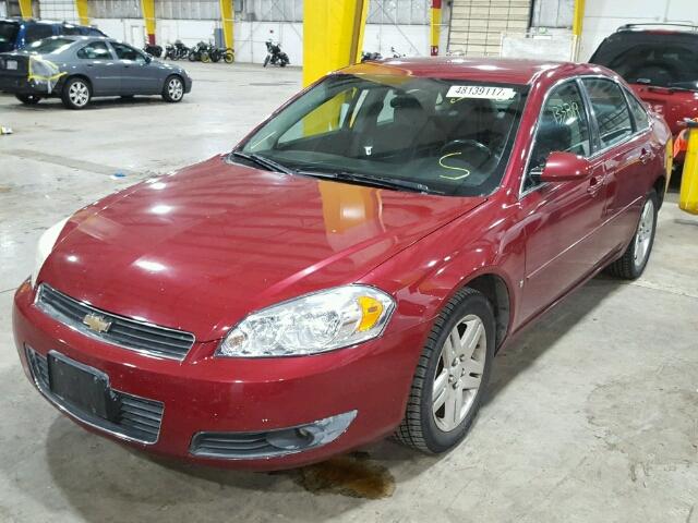 2G1WC581069240099 - 2006 CHEVROLET IMPALA LT MAROON photo 2