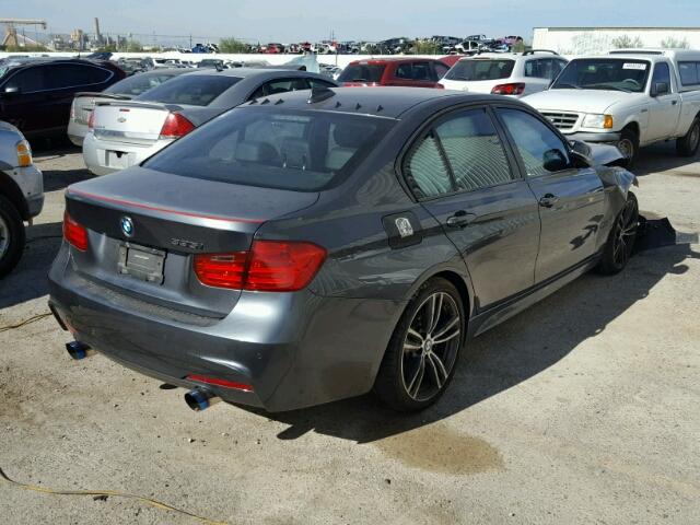 WBA3A9G5XFNT09046 - 2015 BMW 335 I CHARCOAL photo 4