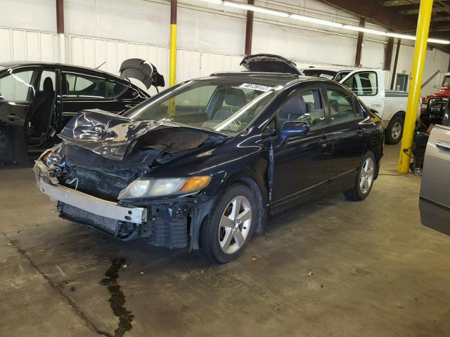 1HGFA16867L100849 - 2007 HONDA CIVIC EX BLUE photo 2