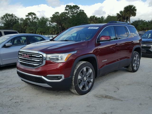 1GKKNNLS0JZ120581 - 2018 GMC ACADIA SLT Tünd qırmızı foto 2