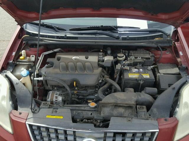 3N1AB61E37L661436 - 2007 NISSAN SENTRA 2.0 RED photo 7