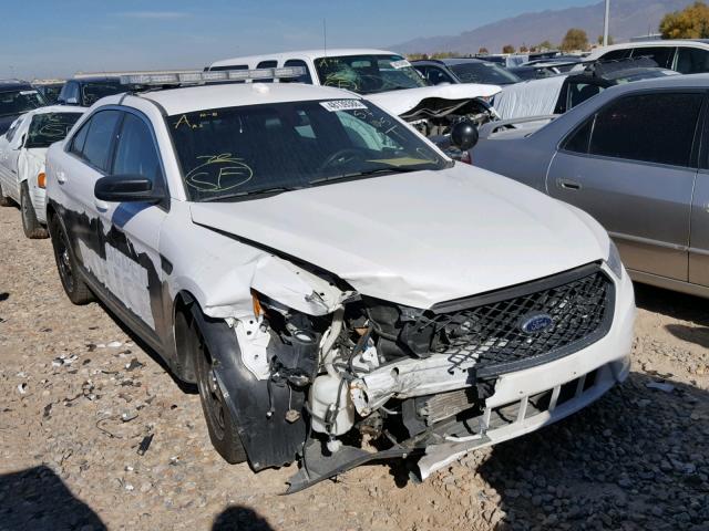 1FAHP2L89DG123455 - 2013 FORD TAURUS POL WHITE photo 1