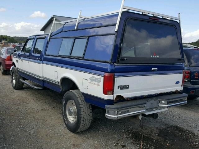 1FTJW36F9VED00226 - 1997 FORD F350 TWO TONE photo 3