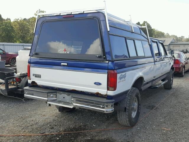 1FTJW36F9VED00226 - 1997 FORD F350 TWO TONE photo 4