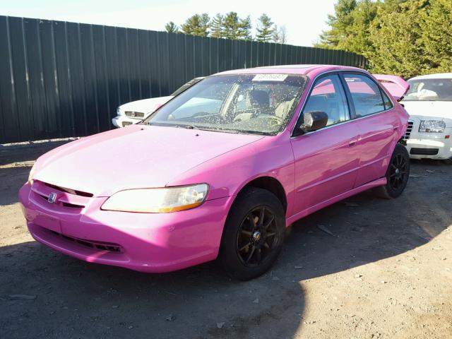 1HGCG5558YA000460 - 2000 HONDA ACCORD EX PINK photo 2