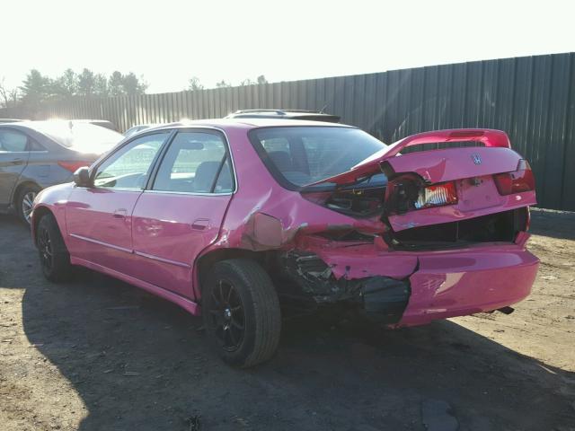 1HGCG5558YA000460 - 2000 HONDA ACCORD EX PINK photo 3