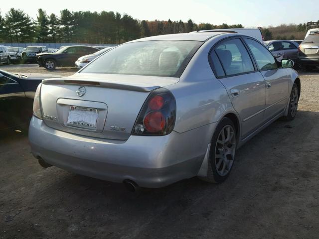 1N4BL11D96C203182 - 2006 NISSAN ALTIMA SE SILVER photo 4