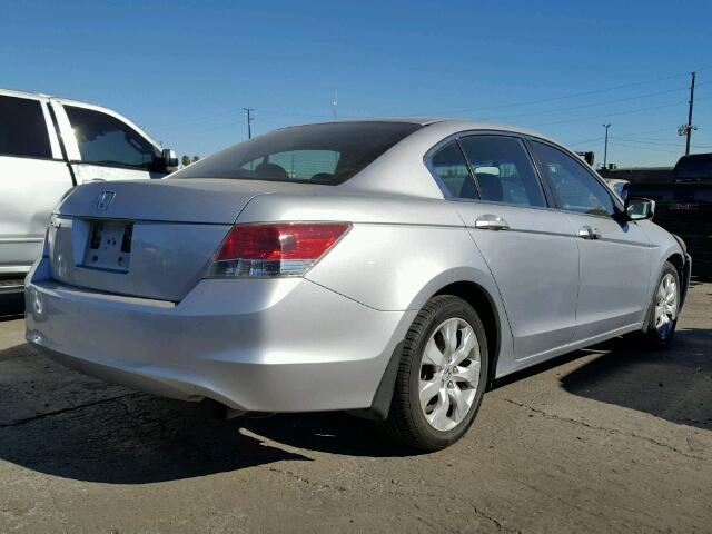 1HGCP26738A002325 - 2008 HONDA ACCORD EX SILVER photo 4