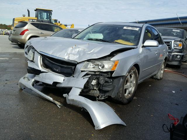 5NPEU46F57H171319 - 2007 HYUNDAI SONATA SE SILVER photo 2