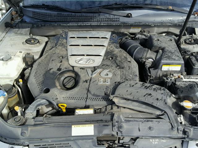 5NPEU46F57H171319 - 2007 HYUNDAI SONATA SE SILVER photo 7