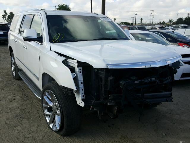 1GYS4HKJ1GR185967 - 2016 CADILLAC ESCALADE E WHITE photo 1