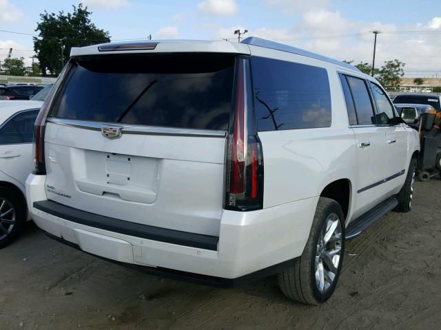 1GYS4HKJ1GR185967 - 2016 CADILLAC ESCALADE E WHITE photo 4