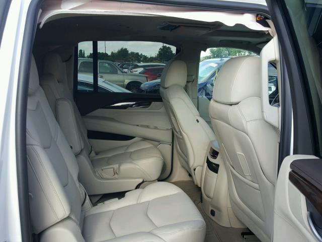 1GYS4HKJ1GR185967 - 2016 CADILLAC ESCALADE E WHITE photo 6