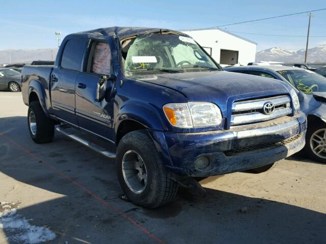 5TBDT44185S493653 - 2005 TOYOTA TUNDRA DOU BLUE photo 1