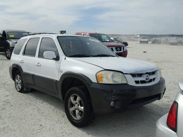 4F2YZ04126KM22909 - 2006 MAZDA TRIBUTE S WHITE photo 1