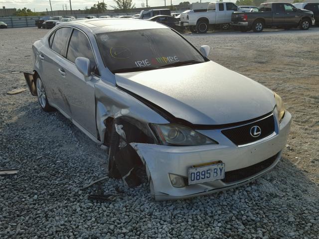 JTHBK262782064672 - 2008 LEXUS IS 250 SILVER photo 1