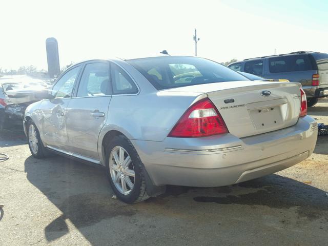 1FAHP25177G136452 - 2007 FORD FIVE HUNDR SILVER photo 3