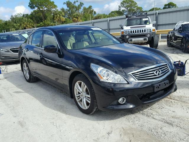 JN1CV6ARXDM759237 - 2013 INFINITI G37 BLACK photo 1