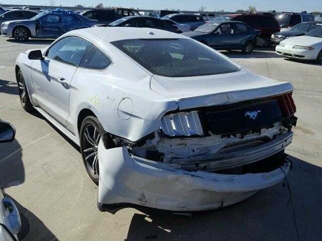 1FA6P8TH6F5350031 - 2015 FORD MUSTANG WHITE photo 3